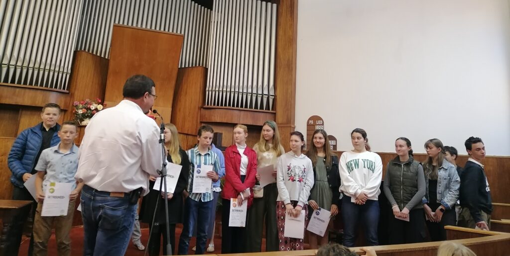 Jeug jaar afsluiting NG Kerk Groot-Brakrivier