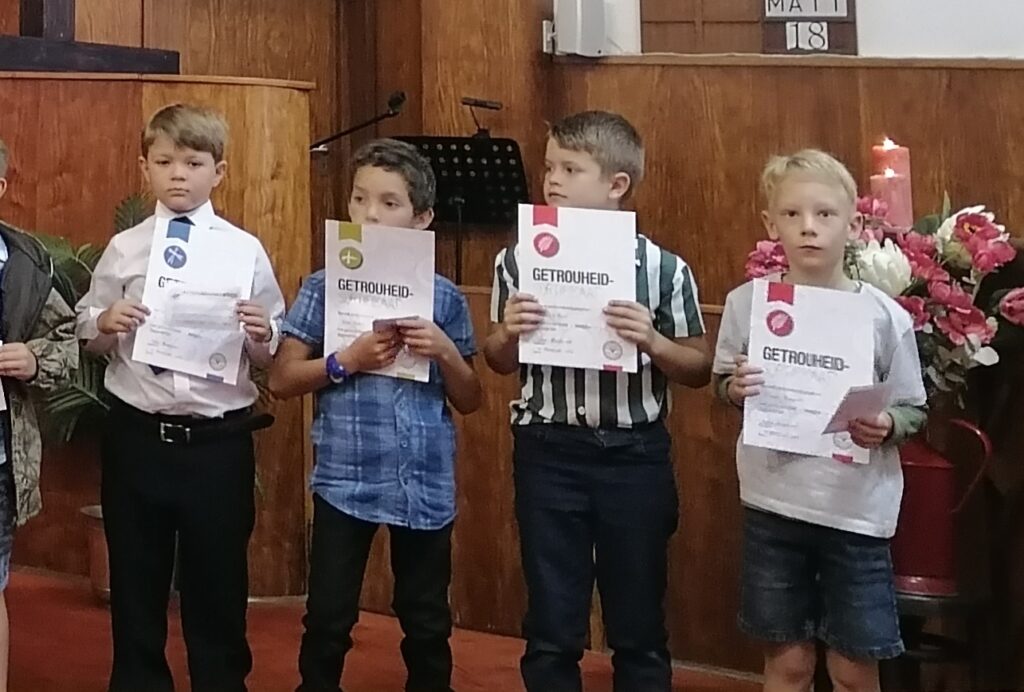 Jeug jaar afsluiting NG Kerk Groot-Brakrivier