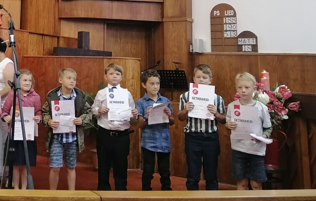 Jeug jaar afsluiting NG Kerk Groot-Brakrivier