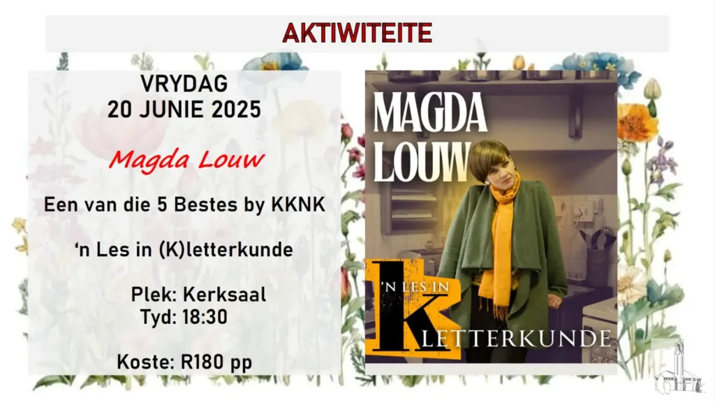 Magda Louw 20 Junie 2025