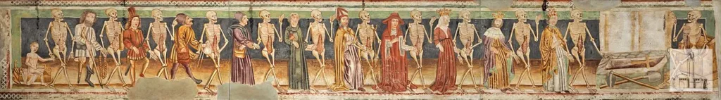 Memento mori 
Dance of Death (replica of 15th century fresco; National Gallery of Slovenia) NGK Groot-Brakrivier