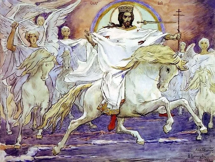 Christ in Wrath by Victor Vasnetsov 1887