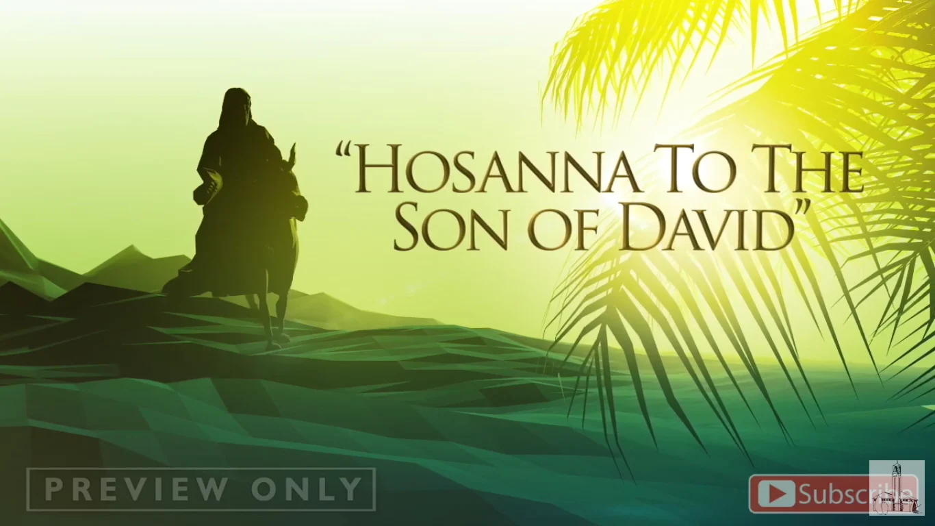Hosanna Palm Sunday Worship Intro NG Kerk Groot-Brakrivier