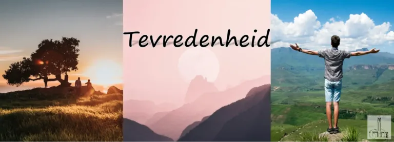 Stof tot nadenke: Tevredenheid