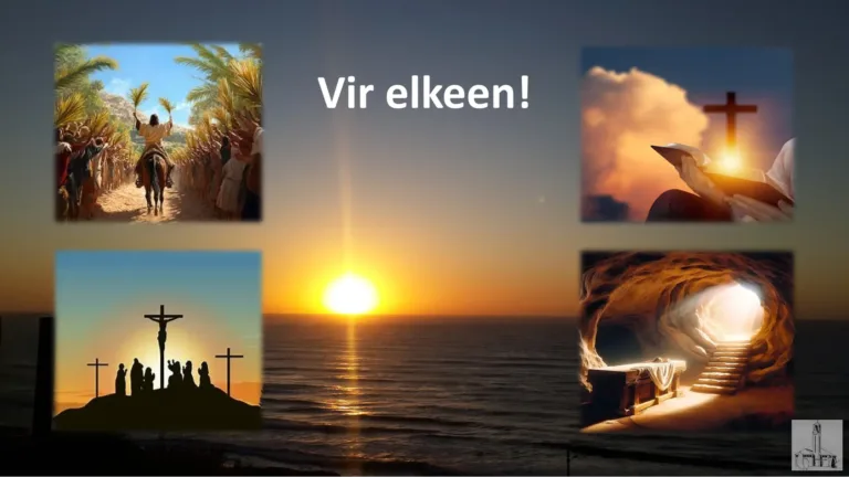 Stof tot nadenke: Vir elkeen!