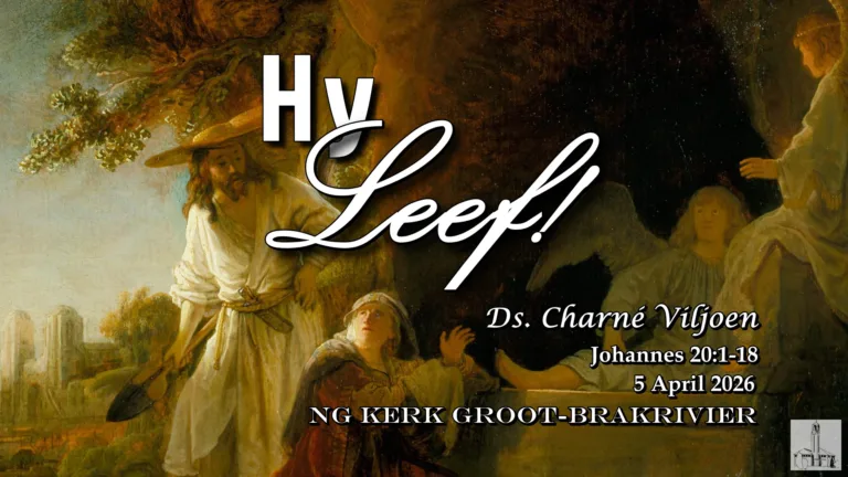 2025-04-05 Hy Leef Charné Viljoen - Opstandingsondag - NG Kerk Groot-Brakrivier