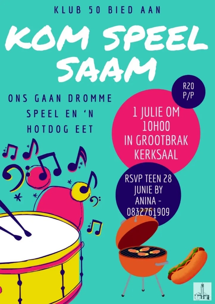 Klub 50 Dromme NG Kerk Groot-Brakrivier