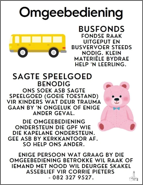 Omgeebediening NG Kerk Groot-Brakrivier