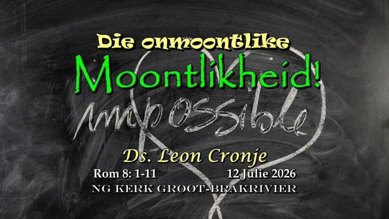 2026-07-12 Leon Die onmoontlike moontlikheid-