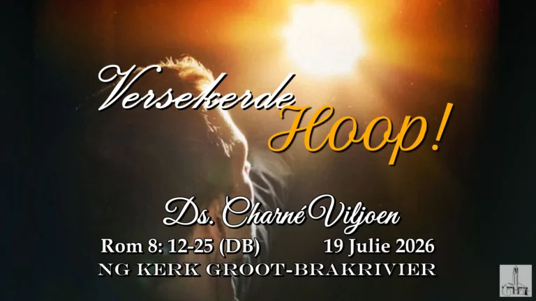 2026-07-19 Charné Versekerde Hoop-NG Kerk Groot-Brakrivier