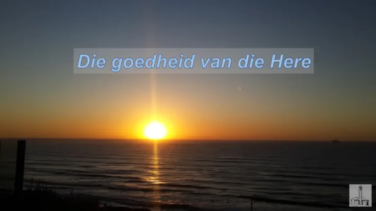 Stof tot nadenke: “Die goedheid van die Here”