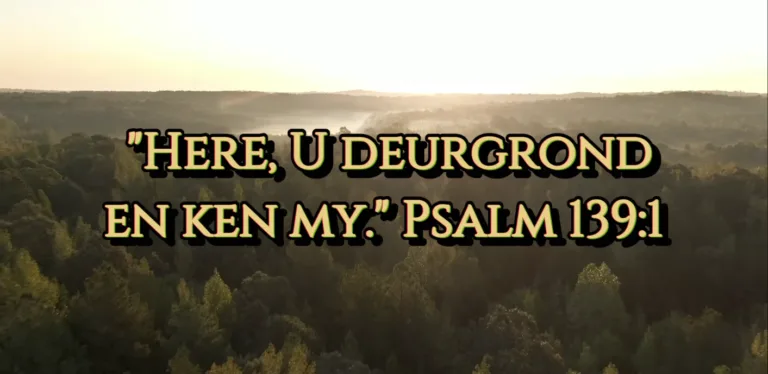 U Ken My Hart _ Psalm 139_1 _ Afrikaanse Aanbiddingslied - YouTube NG Kerk Groot-Brakrivier