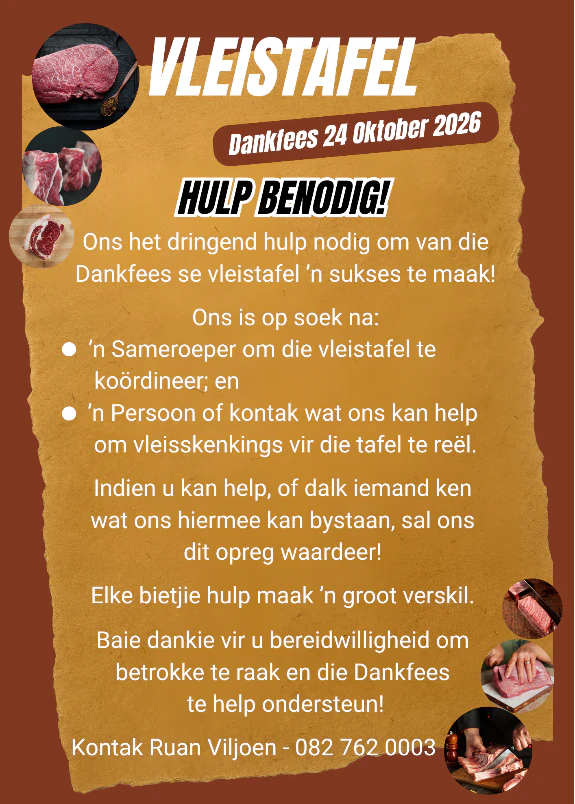 Vleistafel NG Kerk Groot-Brakrivier