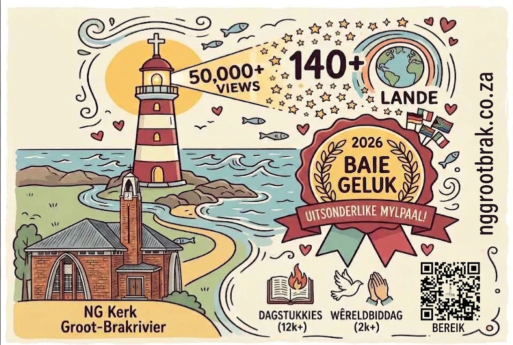 Webtuiste 50 000 besoeke NG Kerk Groot-Brakrivier Webtuiste 50 000 besoeke NG Kerk Groot-Brakrivier